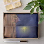 Papier Mousseline Graphique de Noël étoilé masculin (Cadeau)