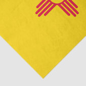 Papier Mousseline Graphique Drapeau de l'état du Nouveau-Mexique dyn (Détail)