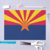 Papier Mousseline Graphique Drapeau dynamique de l'état de l'Arizona (Artisanat)