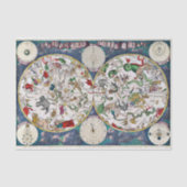 Papier Mousseline Graphique en étoile (Recto)