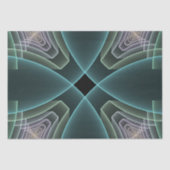 Papier Mousseline Graphique géométrique Turquoise moderne (Recto)