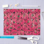 Papier Mousseline Graphique rose Art Nouveau Rennie Macintosh (Artisanat)