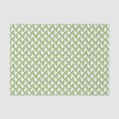 Papier Mousseline Graphique shamrock à trois feuilles (Recto)