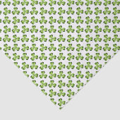 Papier Mousseline Graphique shamrock à trois feuilles (Détail)