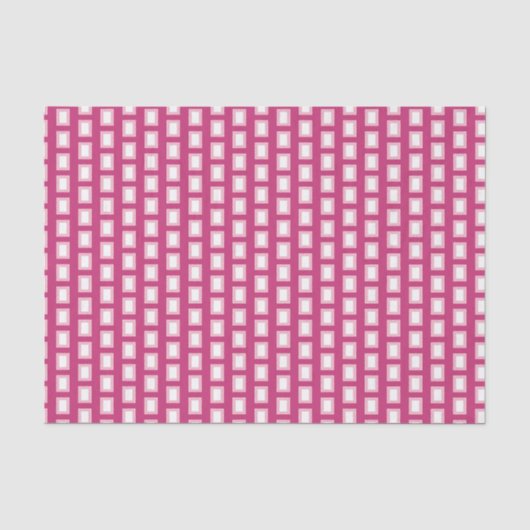 Papier Mousseline Gras clair rose et blanc Funky Retro (Recto)