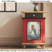 Papier Mousseline Gras Coloré Steampunk Oiseaux engrenages J7L Décou