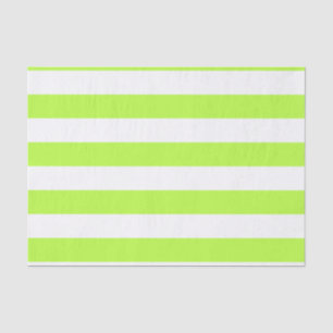Papier Mousseline Gras de chaux horizontal vert et blanc