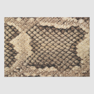 Papier Mousseline Gras exotique peau de serpent imprimer texture mot