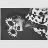 Papier Mousseline Gras Punk Rock Star Lunettes de soleil pointues De (Recto)