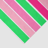 Papier Mousseline Gras roses et vertes (Détail)