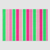 Papier Mousseline Gras roses et vertes (Recto)