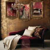 Papier Mousseline Gras, Zebra Lounge, Hollywood Regency