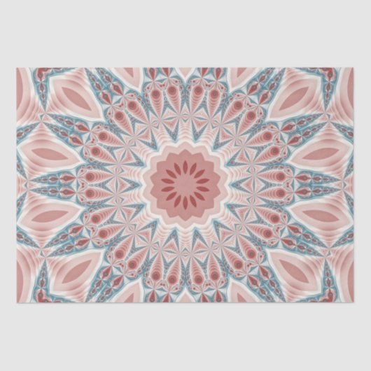 Papier Mousseline Grattez moderne Kaleidoscope Mandala art fractal (Recto)