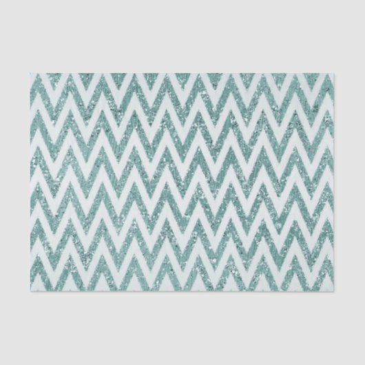 Papier Mousseline Gratuit Vert Blanc Chevron Stripes Noël (Recto)