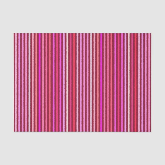 Papier Mousseline Gravures - Bourgogne, Violet, Rose (Recto)