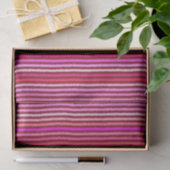 Papier Mousseline Gravures - Bourgogne, Violet, Rose (Cadeau)