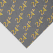 Papier Mousseline Gray, Faux Gold 24e (Vingt-quatrième) (Détail)