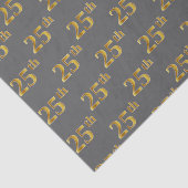 Papier Mousseline Gray, Faux Gold 25e (Vingt-cinquième) (Détail)