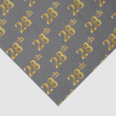 Papier Mousseline Gray, Faux Gold 28e (Vingt-Huitième) (Détail)