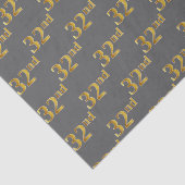 Papier Mousseline Gray, Faux Gold 32e (Trente-Seconde) (Détail)
