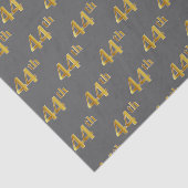 Papier Mousseline Gray, Faux Gold 44e (Quarante-quatrième) (Détail)