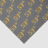 Papier Mousseline Gray, Faux Gold 59e (Cinquante-Neuvième) (Détail)