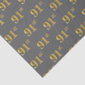 Papier Mousseline Gray, Faux Gold 91e (Quatre-vingt-onze) (Détail)