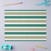 Papier Mousseline Gray Green Stripes (Artisanat)