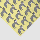 Papier Mousseline Gray wolf with pipe cartoon (Détail)