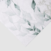 Papier Mousseline | Grayed Jade Green Botanical (Détail)
