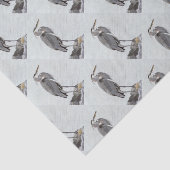 Papier Mousseline Great Blue Heron (Détail)