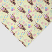 Papier Mousseline Great Dane Tissue Paper in Yellow (Détail)