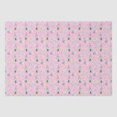 Papier Mousseline Great Pyrenees Tissue Paper in Pink (Recto)