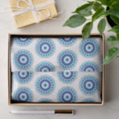 Papier Mousseline Grec Mal Eye Bleu (Cadeau)