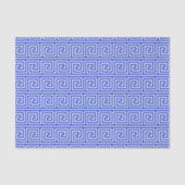 Papier Mousseline Grec Meander Carré Motif (Recto)