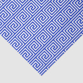 Papier Mousseline Grec Meander Carré Motif (Détail)