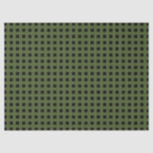 Papier Mousseline Green Black Weave Pattern (Recto)