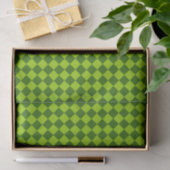 Papier Mousseline Green Combination Diamond Motif par STaylor (Cadeau)