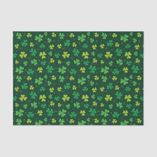 Papier Mousseline Green Cover St. Patrick's Day (Recto)