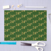 Papier Mousseline Green, Faux Gold 24e (Vingt-quatrième) (Artisanat)