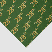 Papier Mousseline Green, Faux Gold 28e (Vingt-Huitième) (Détail)