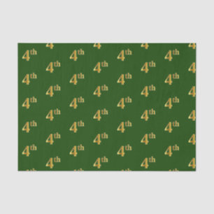 Papier Mousseline Green, Faux Gold 4e (quatrième) Tissu de l'événeme