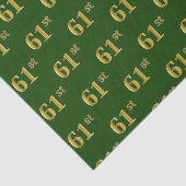 Papier Mousseline Green, Faux Gold 61e (Soixante et unième) (Détail)