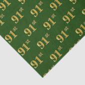 Papier Mousseline Green, Faux Gold 91e (Quatre-vingt-onze) (Détail)