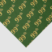 Papier Mousseline Green, Faux Gold 99e (Quatre-vingt-dix-neuvième) (Détail)