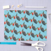 Papier Mousseline Green Heron Père Noël (Artisanat)