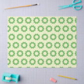 Papier Mousseline Green leaves (Artisanat)