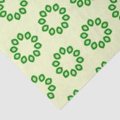 Papier Mousseline Green leaves (Détail)