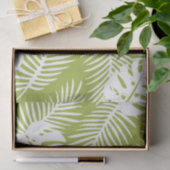 Papier Mousseline Green Palm Feuille Rainforest Motif (Cadeau)