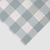 Papier Mousseline Green Plaid En vichy Country Farmhouse Simple (Détail)
